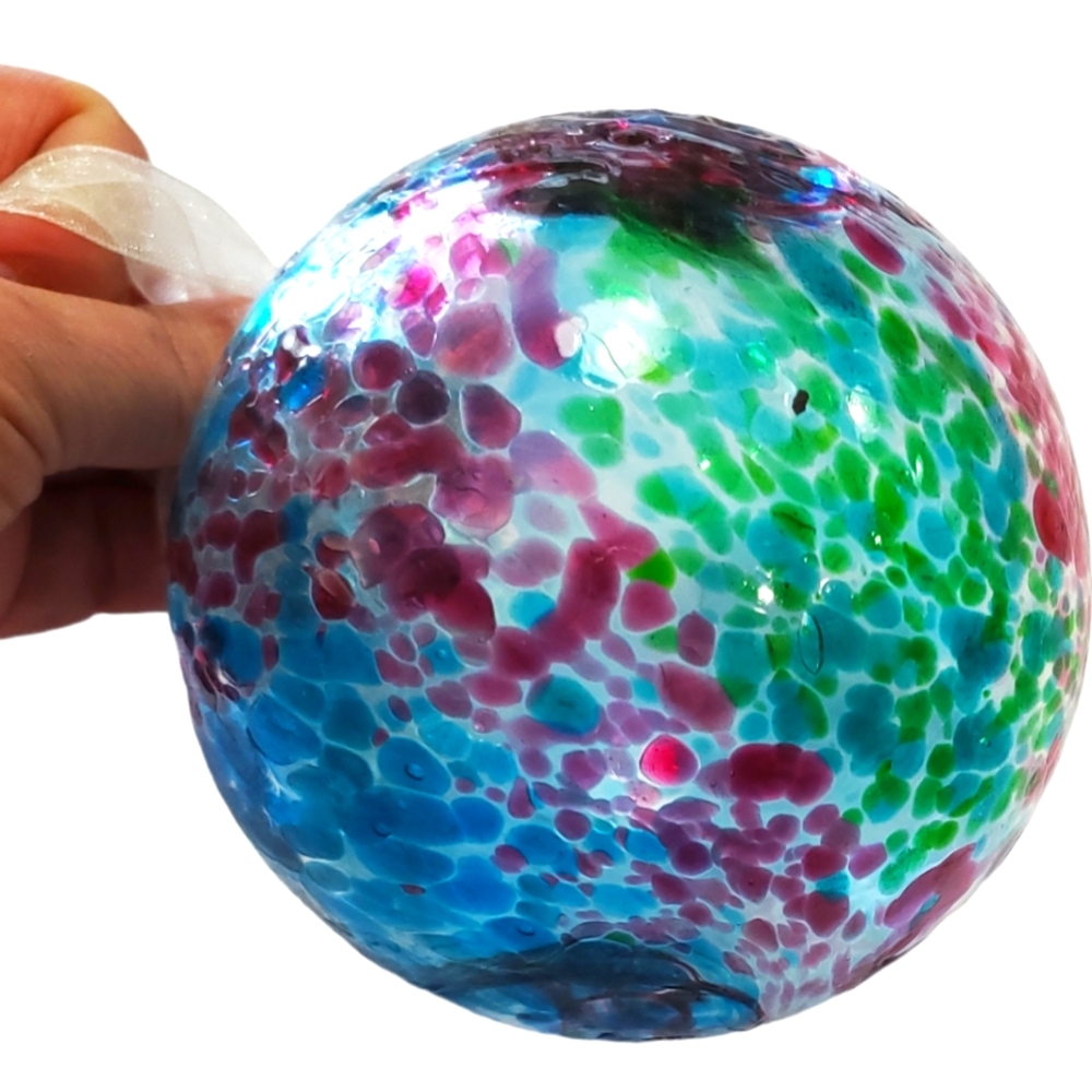 Beautiful Hand Blown Glass Ornament